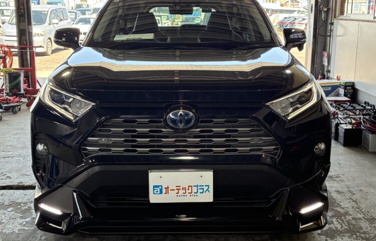 トヨタ　50系RAV4  TRDフロントスポイラー持込取付